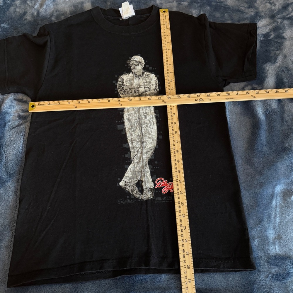 Chase Authentics T-Shirt Mens L Black Dale Earnhardt NASCAR Racing Graphic Tee - Picture 5 of 5